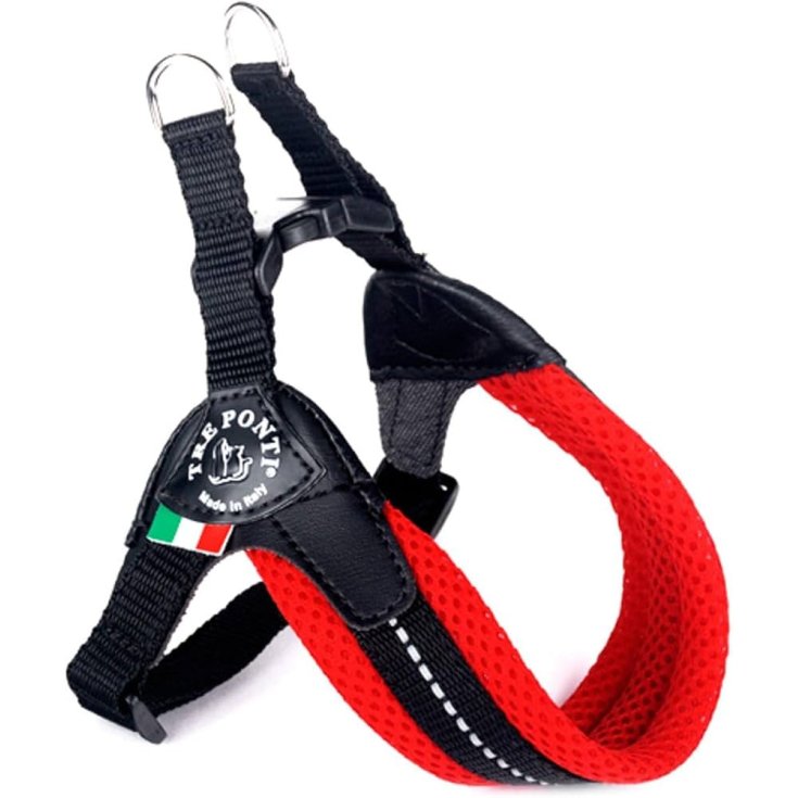 Tre Ponti Lunghezza 3 m Rosso - Collare per animali