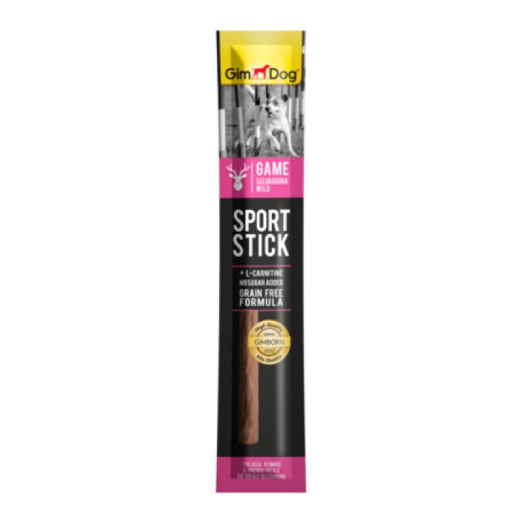 Gimborn Sport Stick Selvaggina Cane Snack Proteico Senza Cereali 12g