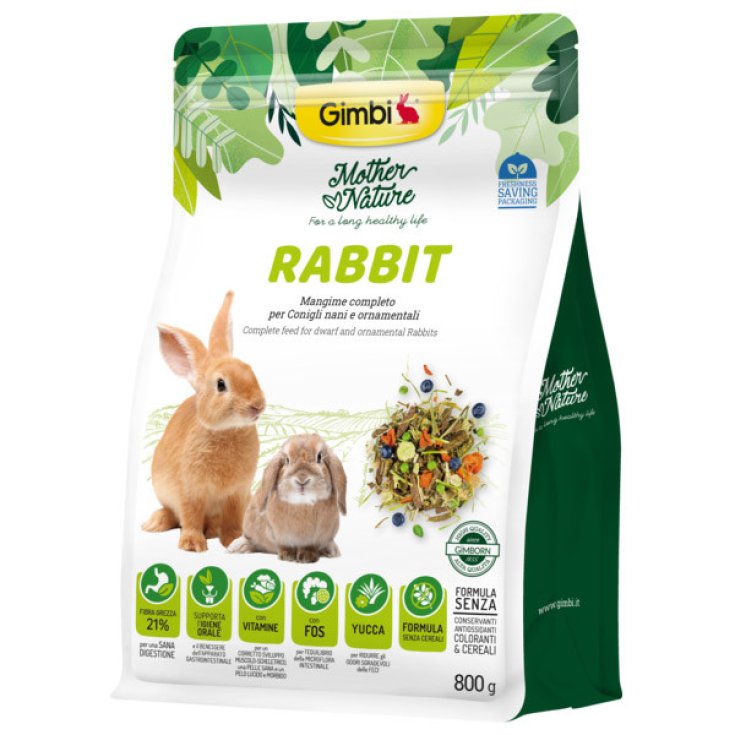 Gimborn Mother Nature Rabbit Mangime Conigli Nani 800g