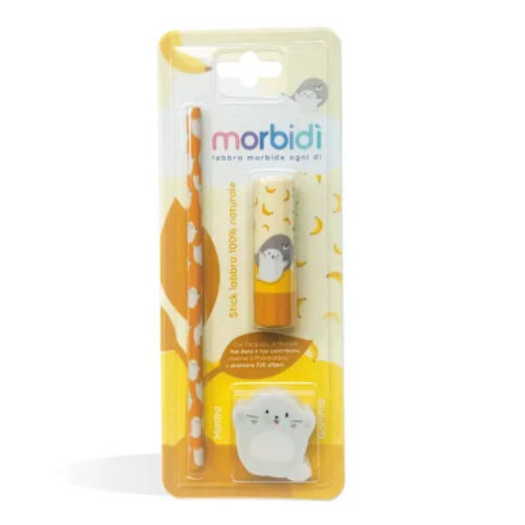 Morbidi' Kit Disegno Banana Stick Labbra Matita Gomma
