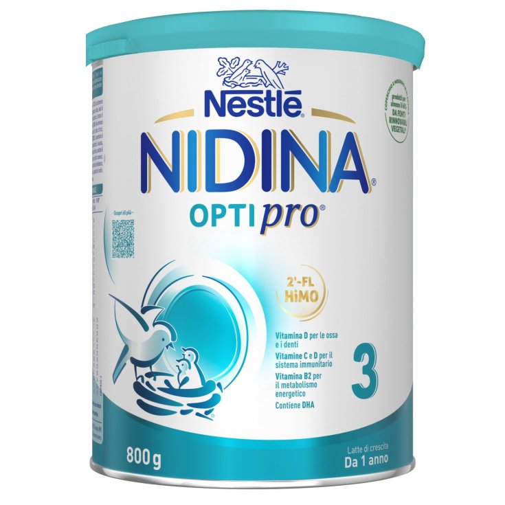 Nidina Optipro 3 Latte di Crescita in Polvere, 1200g (2x600g)