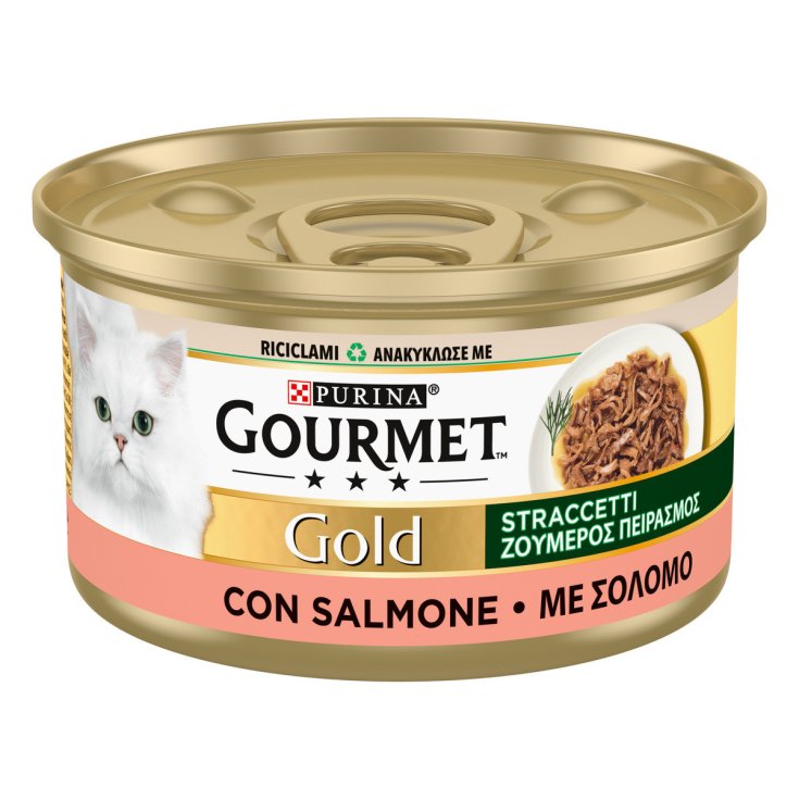 Purina Gourmet Gold Straccetti con Salmone per Gatti Adulti 85g