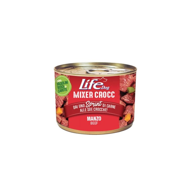 Life Pet Care Mixer Crocc Manzo con Fagiolini e Carote - 150g