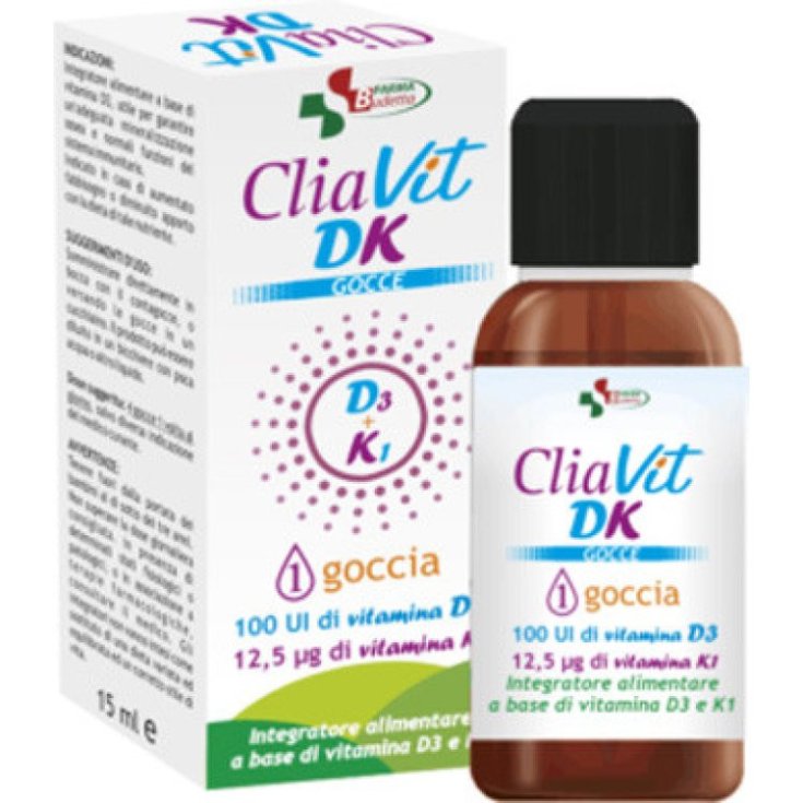 Bio Fa Srls DK Gocce, Integratore Alimentare con Vitamine, 15 ml