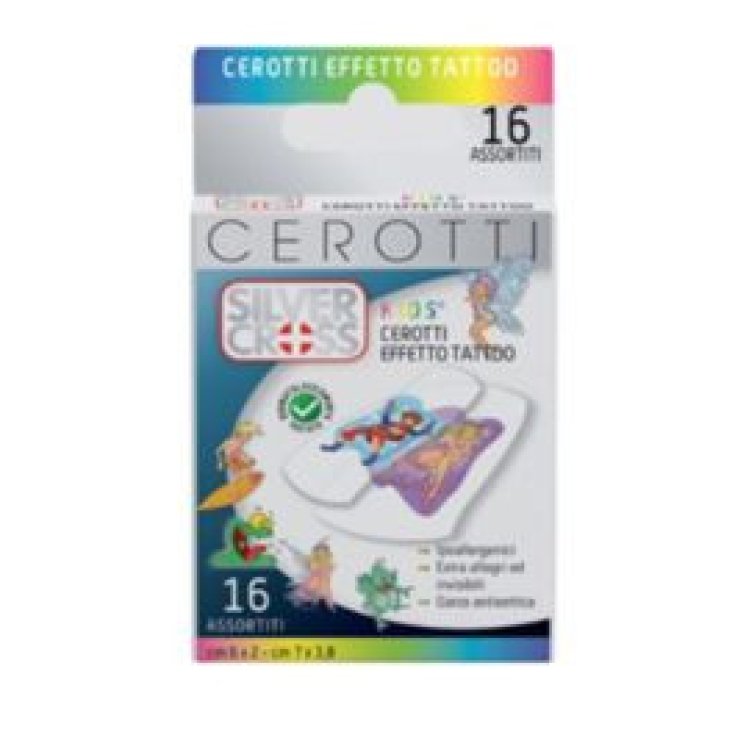 Silvercross Kids Cerotti Effetto Tattoo, 16 Pezzi