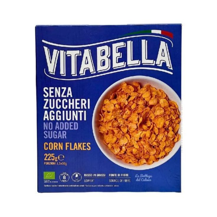 Vitabella Cornflakes Senza Zucchero, 225 g