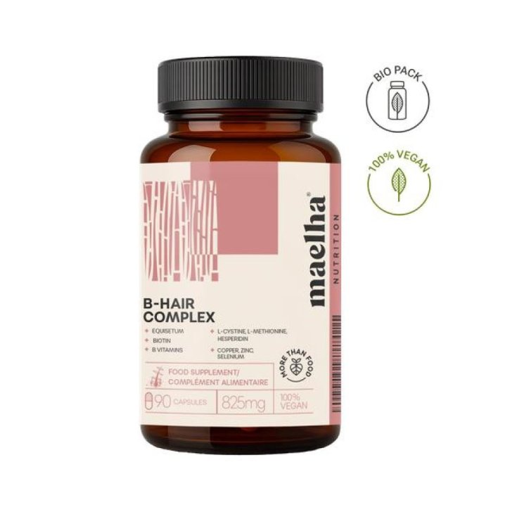 Maelha Nutr B Hair Compl Integratore per Capelli - 90 Capsule