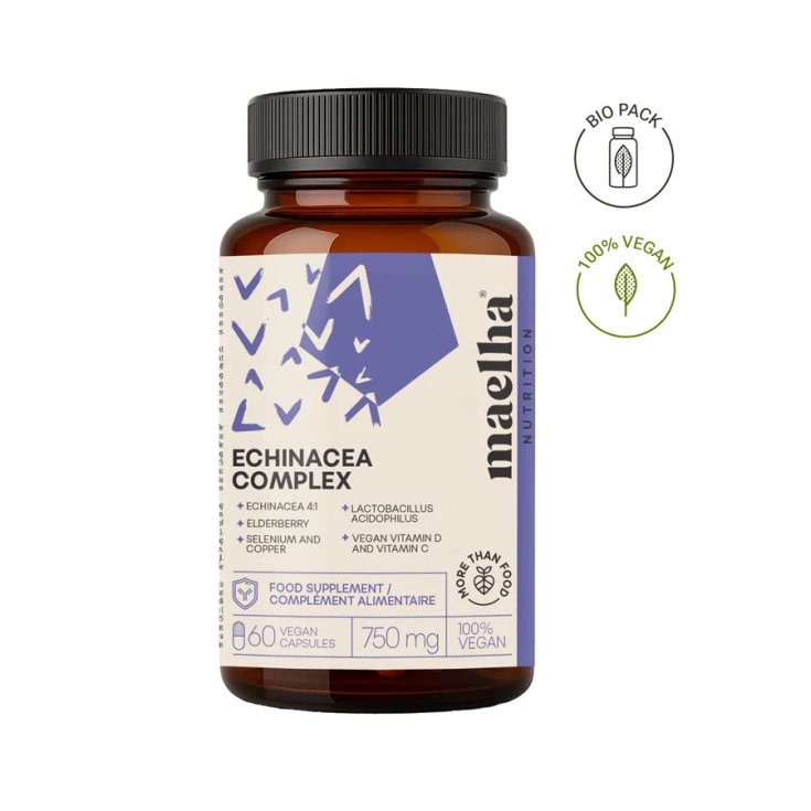 Maelha Nutr Echinacea, Integratore Difese Immunitarie, 60 Capsule
