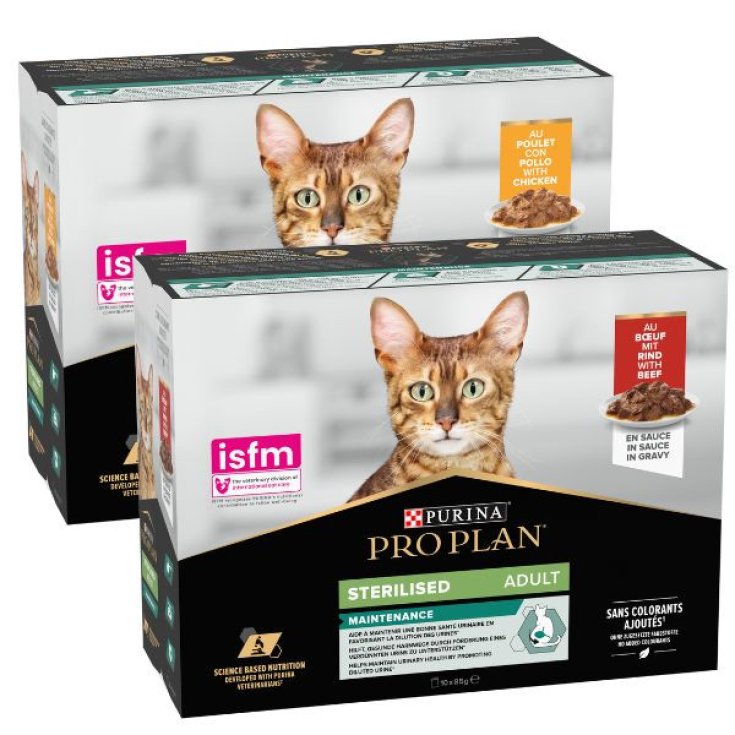 Pro Plan Nutri Savour Sterilised Tacchino, 10x85g
