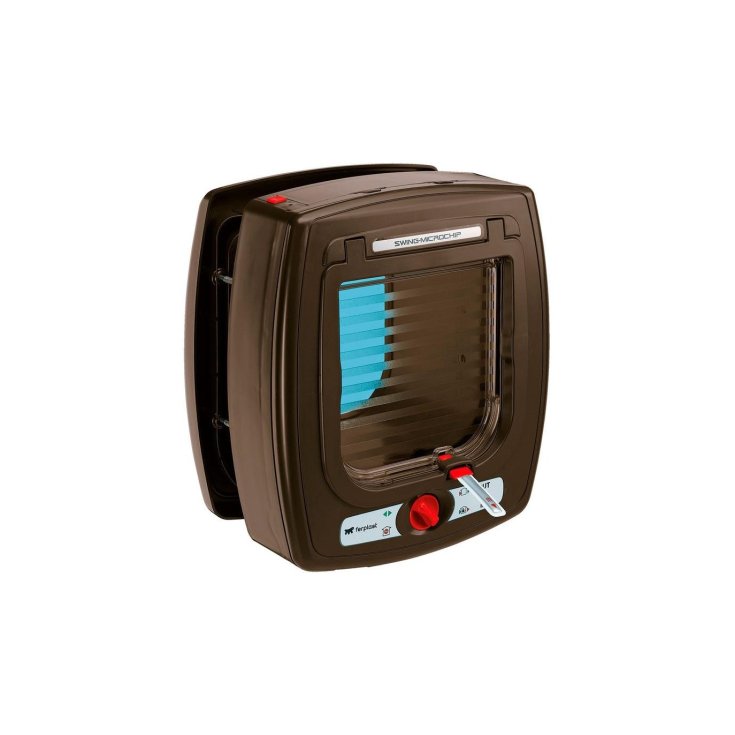 Swing Microchip - 22,5 x 16,2 x h 25,2 Cm - Marrone