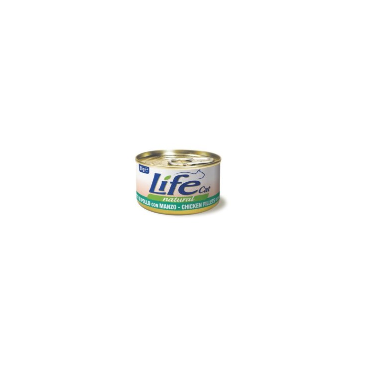 Life Cat Natural Filetti di Pollo con Manzo - 85GR