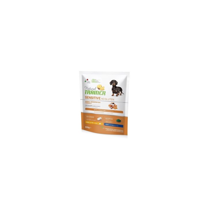 Natural Sensitive No Gluten Small & Toy Adult con Salmone - 800GR