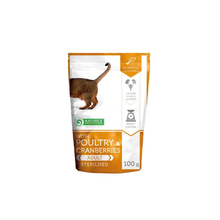 NP POUCH CAT STERIL POLLO 100G