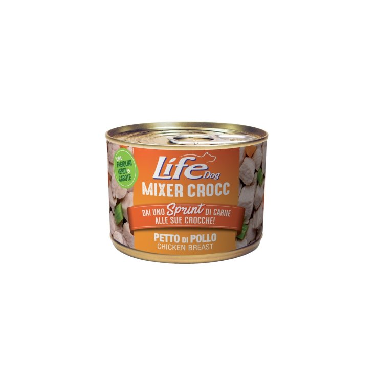 Mixer Crocc Petto di Pollo con Fagiolini Verdi e Carote - 150GR