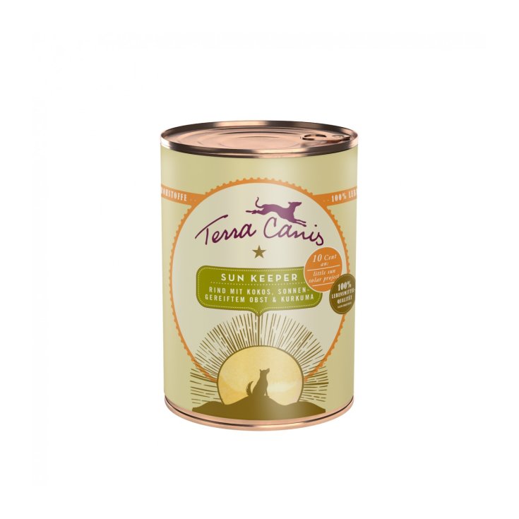 Save The Planet Sun Keeper Manzo con Cocco, Frutta Maturata al Sole e Curcuma - 400GR