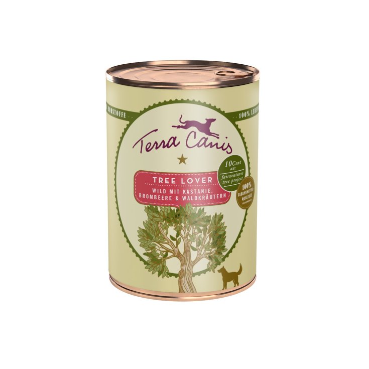 Save The Planet Tree Lover Selvaggina con Castagna, Mora ed Erbe di Bosco - 400GR