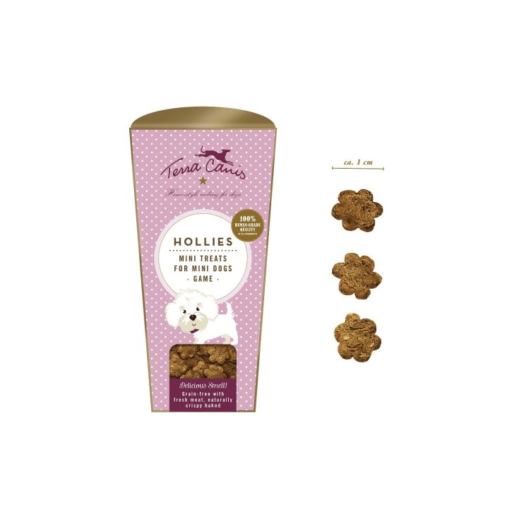 Hollies Mini Treats Biscotti per Cani alla Selvaggina - 130GR