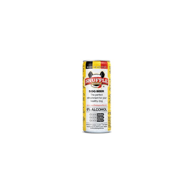 BIRRA PER CANI POLLO LATTINA 250 ML SNUF