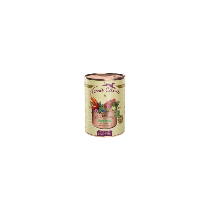 Market Ragout Manzo con Broccoli Mirtilli e Salvia - 385GR
