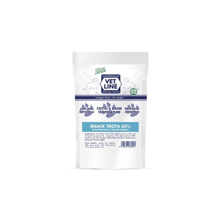 VET LINE SNACK TROTA 80G