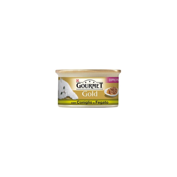 Gourmet Gold Doppio Piacere con Coniglio e Fegato - 85GR