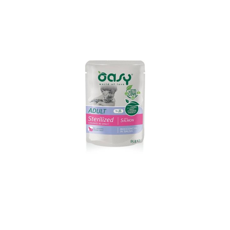 Bocconcini in Salsa Adult Sterilized con Salmone - 85GR