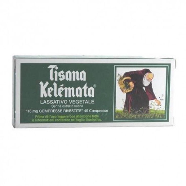 Kel&eacute;mata Tisana Kelemata 16mg Trattamento Stitichezza Occasionale 40 Compresse Rivestite