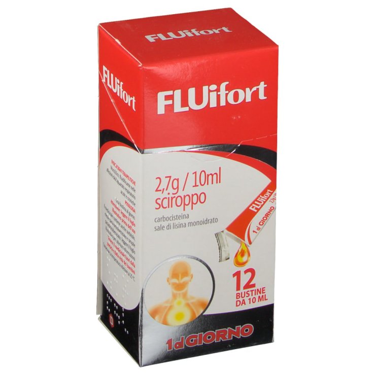 Domp&eacute; Fluifort 2,7g/10ml Sciroppo In 12 Bustine Da 10ml