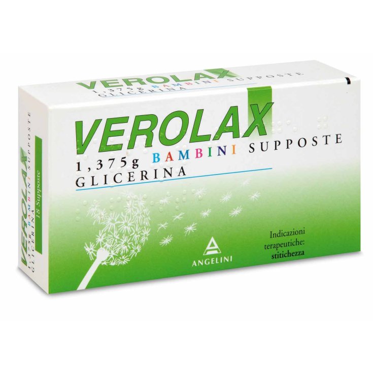 Angelini Verolax Bambini Supposte Di Glicerina 1,375g