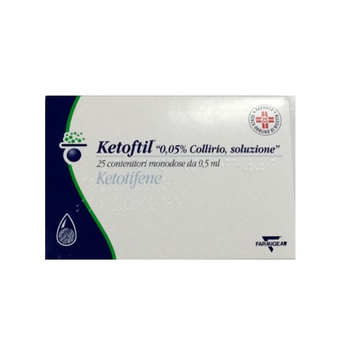 Ketoftil 0.05% Collirio 25 Monodose Da 0,5ml