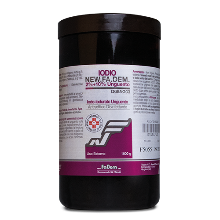 Iodio New FA.DEM. 2%+10% Unguento 1000g
