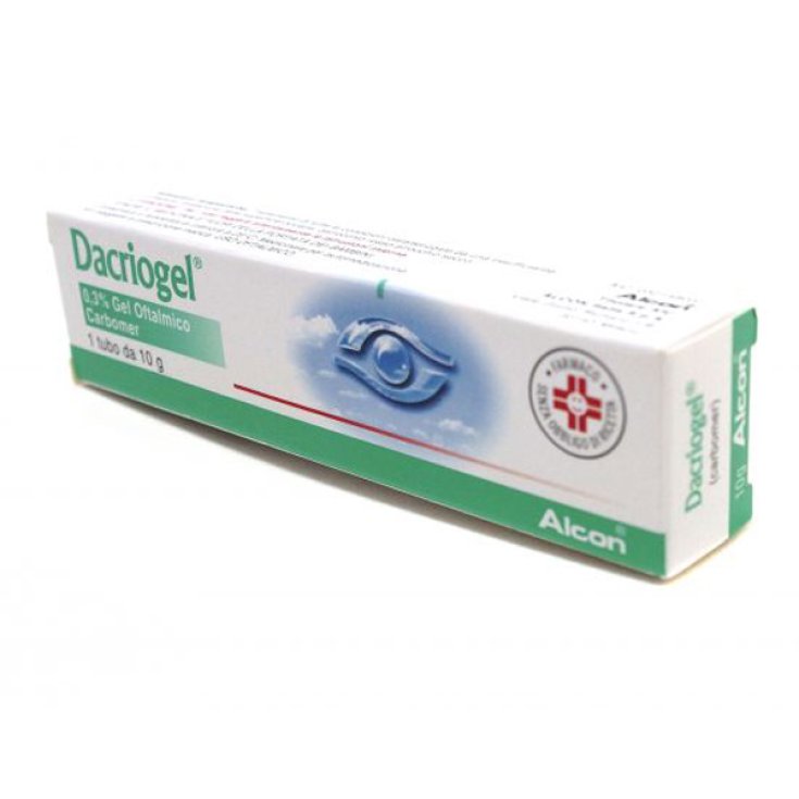 Alcon Dacriogel 0,3% Gel Trattamento Insufficienza Idratazione Oculare Tubo 10g