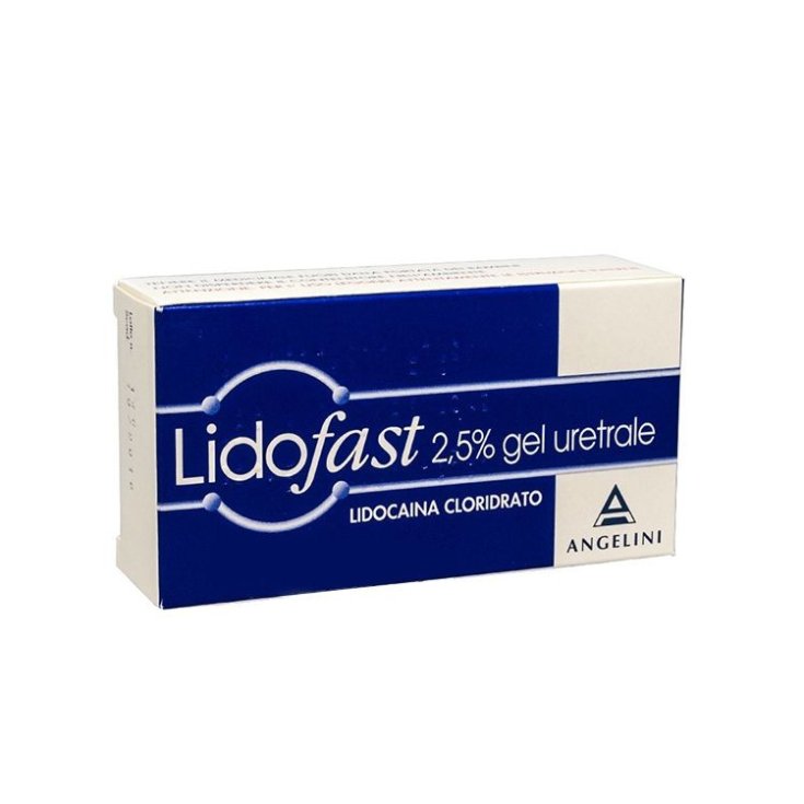 Angelini Lidofast 2,5% Gel Uretrale Anestetico E Lubrificante 15g