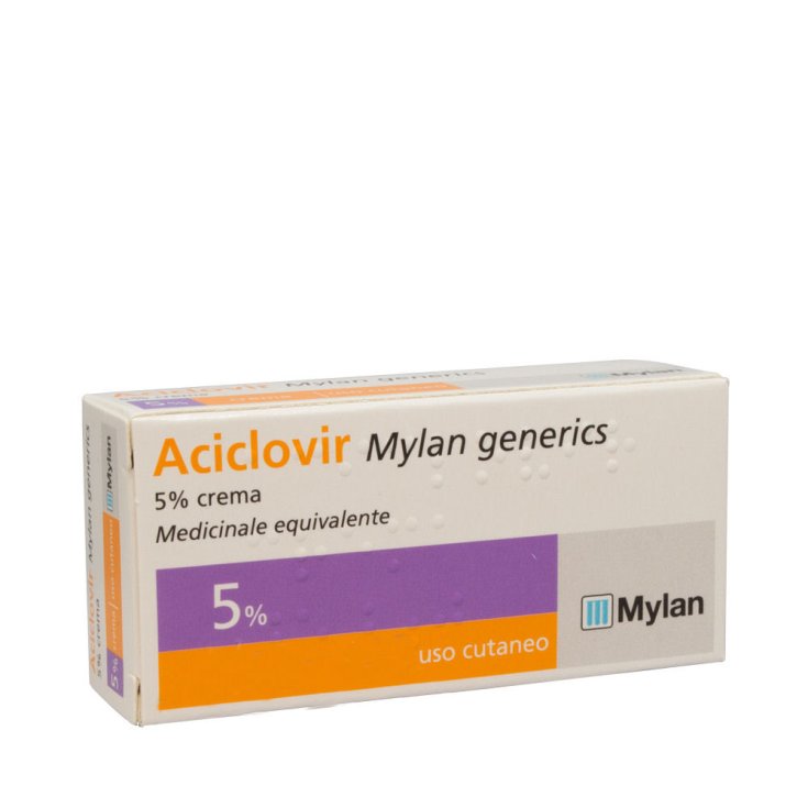 Aciclovir Mylan 5%  Crema 3g