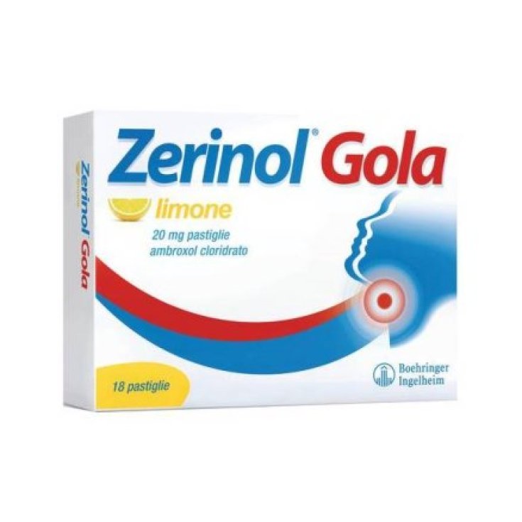Zerinol Gola Limone 20 mg 18 Pastiglie Zerinol Gola Limone 20 mg 18 Pastiglie