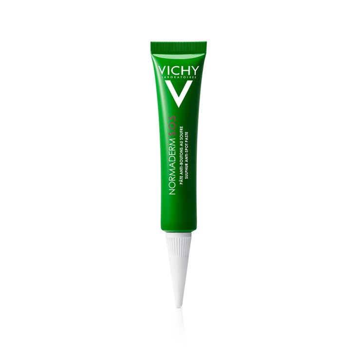 Vichy Normaderm pasta anti-brufoli allo zolfo secca i brufoli, lenisce la pelle e corregge le imperfezioni 20 ml