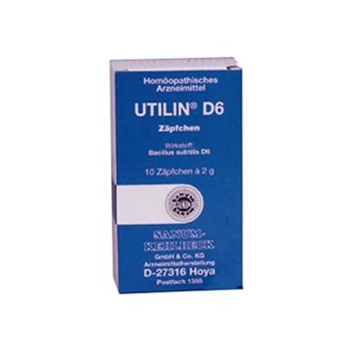 Sanum Utilin D6 Rimedio Omeopatico 10 Supposte