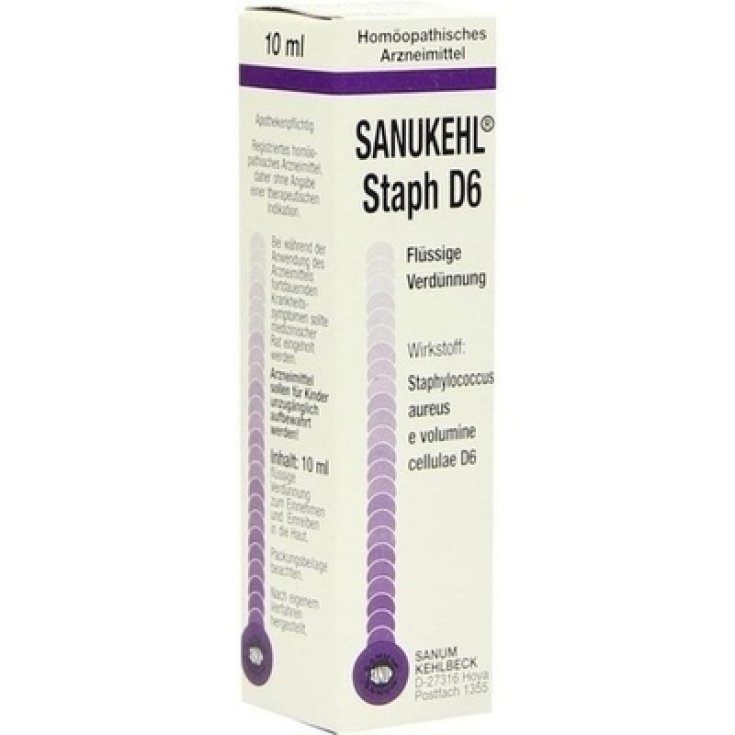 Sanum Sanukehl Staph D6 Gocce Omeopatiche 10ml