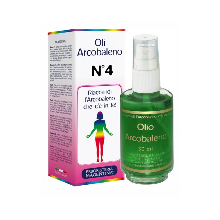 Erboristeria Magentina Olio Arcobaleno N&deg;4 Verde Armonia 50ml