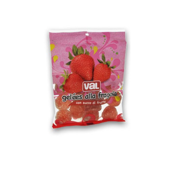 Val Gelees Caramelle Gommose Alla Fragola 100g