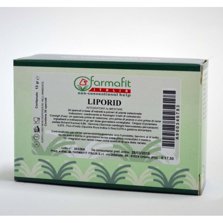 Liporid Integratore Alimentare 30 Opercoli