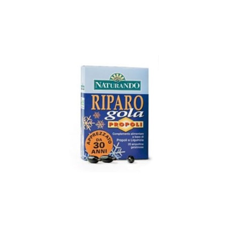 Naturando Riparo Gola Propoli Integratore Alimentare 20 Ampolline