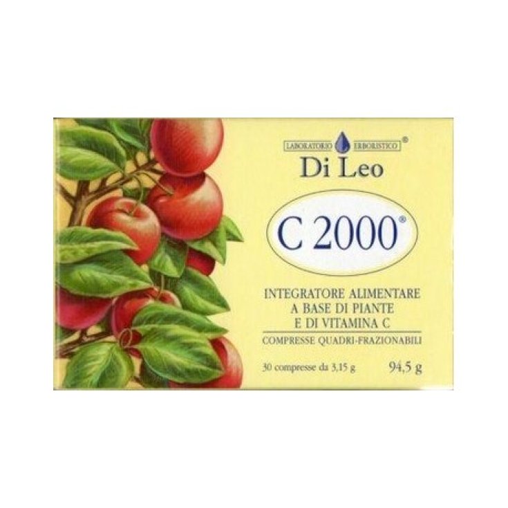 Laboratorio Erboristico Di Leo Vit C 2000 Integratore Alimentare 30 Compresse