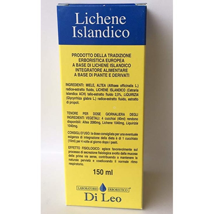 Di Leo Lichene Islandico Integratore Alimentare 150ml