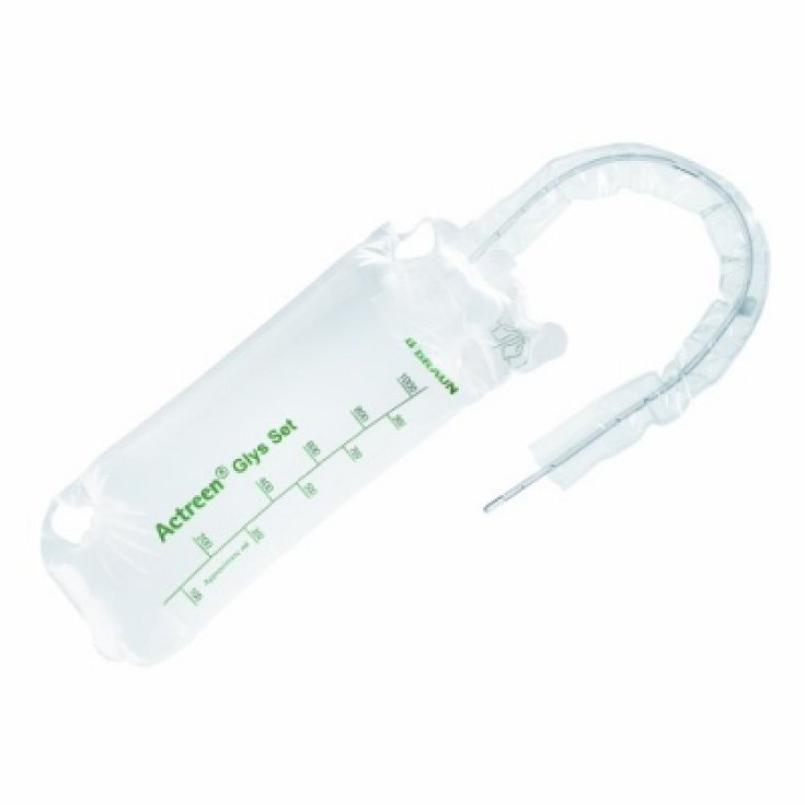 B Braun Actreen&reg; Glys Set Nelaton 50cm Catetere con Sacca CH14