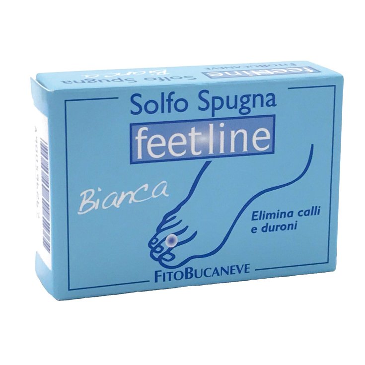 Fitobucaneve Feetline Solfo Spugna Bianca 1Pezzo