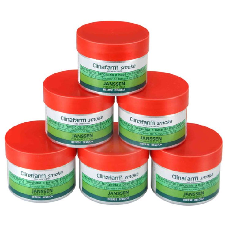 Janssen Clinafarm Smoke Candele Fumiganti 6 Pezzi