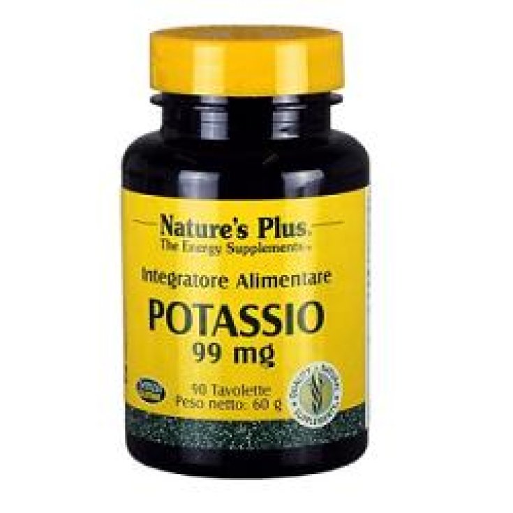 Nature's Plus Potassio Chelato 99mg Integratore Alimentare 90 Tavolette