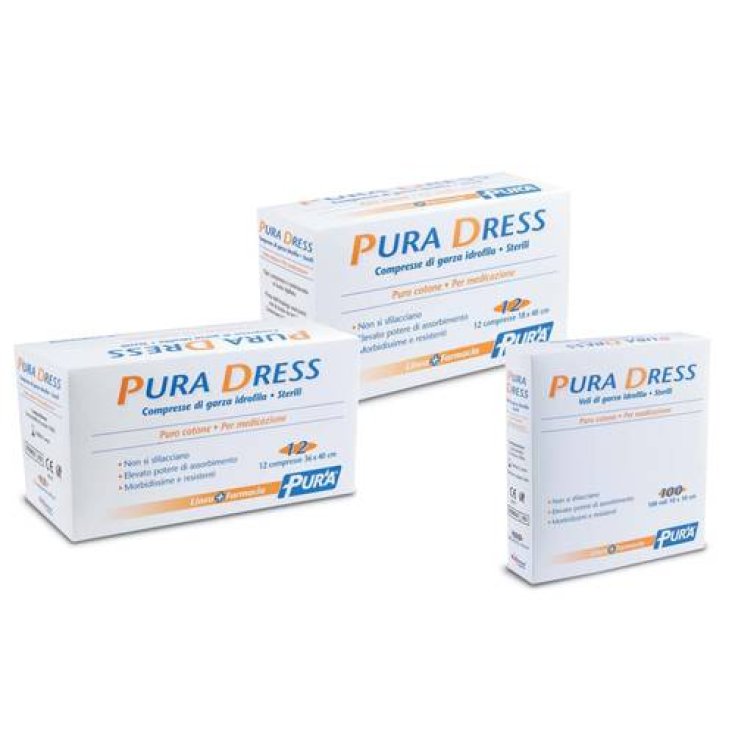 Sixtem Life Pura Dress Garza Sterile 36x40cm 12 Pezzi