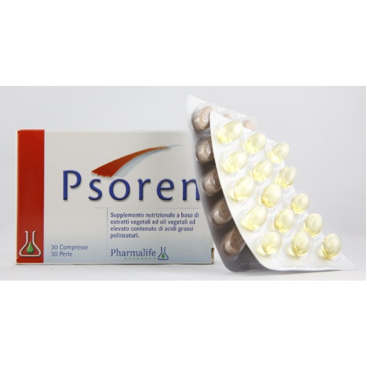 Pharmalife Psoren Integratore Alimentare 30 Compresse + 30 Perle Da 46,5g